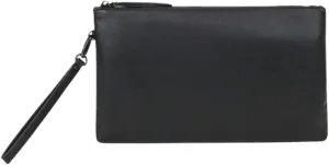 FAWN DESIGN The Changing Clutch, Diaper Clutch with Diaper Changing Mat, Zippered Premium Matte Faux Leather Compact Diaper Bag with Wipeable Changing Pad, 12x7.5 inches