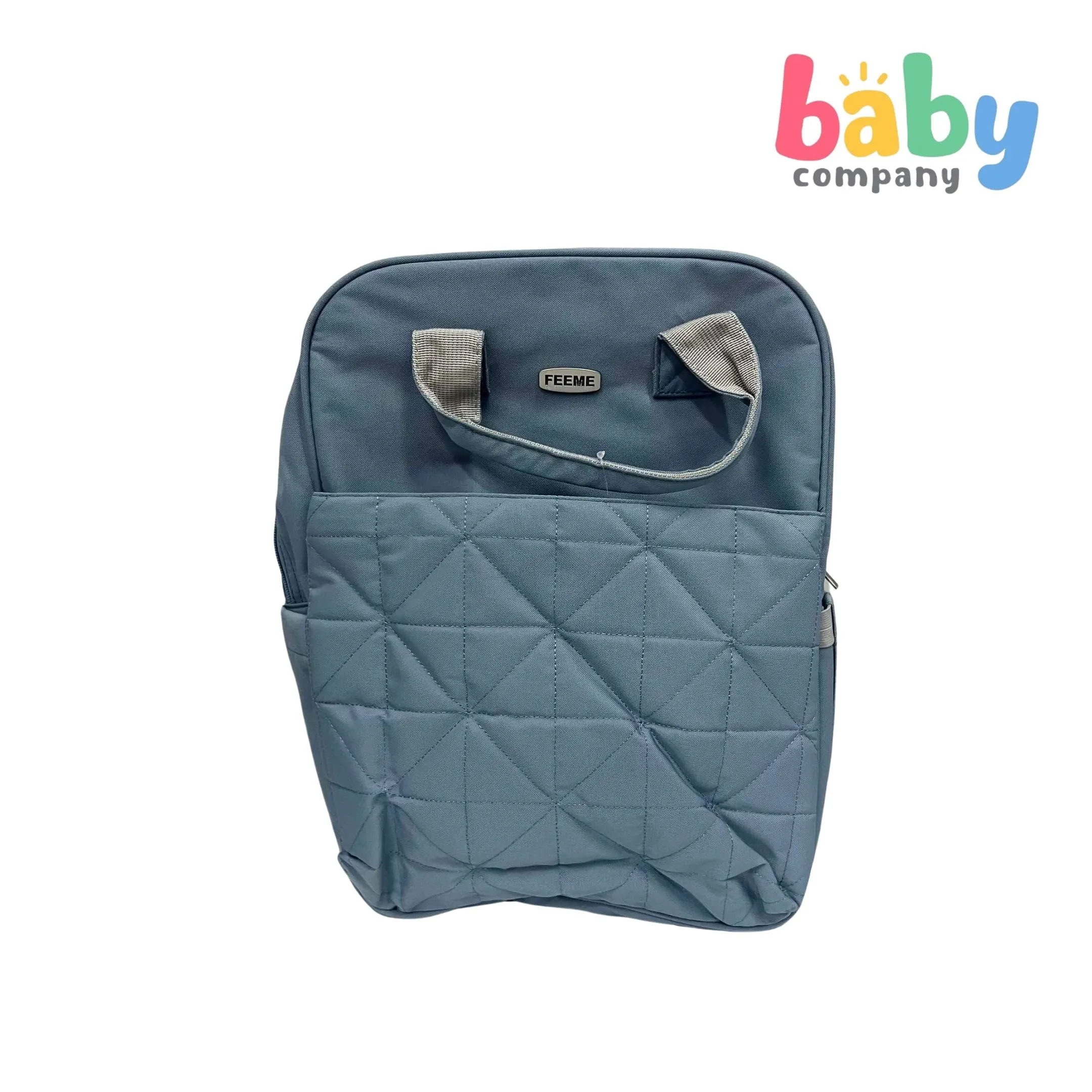 Feeme Baby Stylish Quilted Backpack - Blue