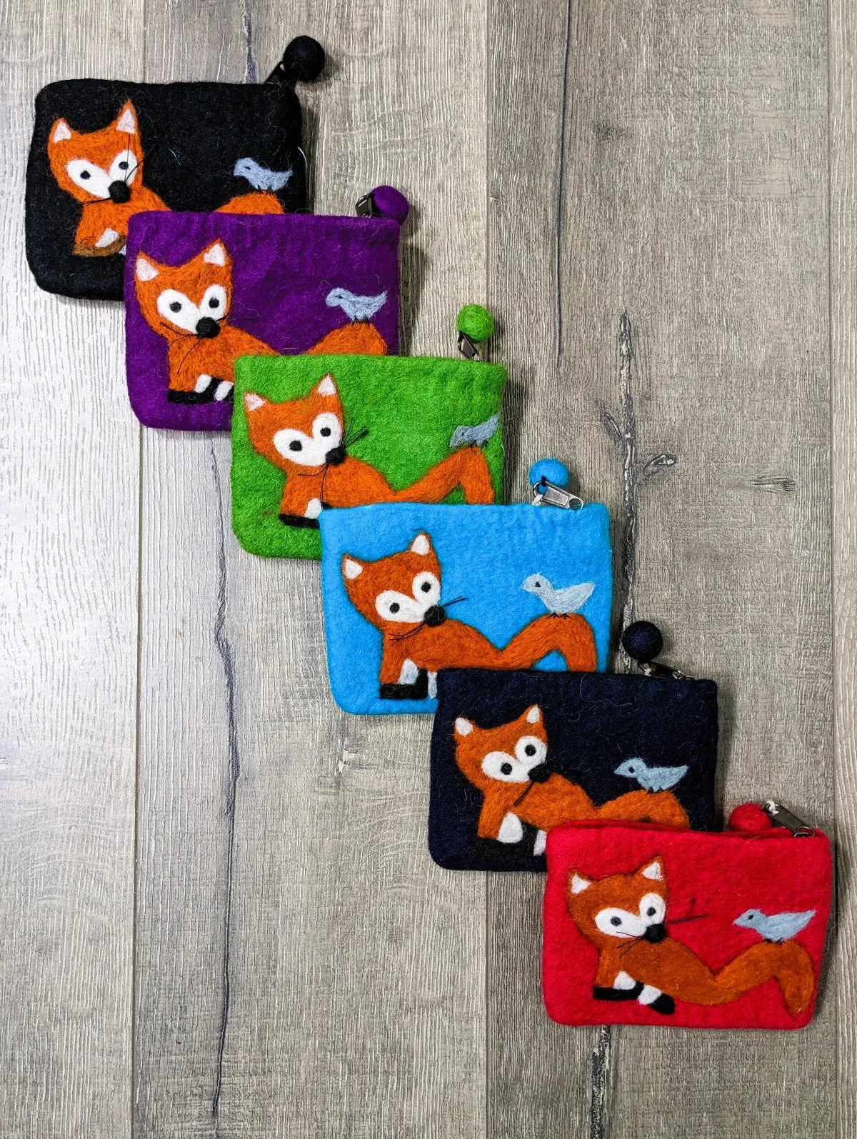 Felt Fox Purse