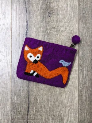 Felt Fox Purse