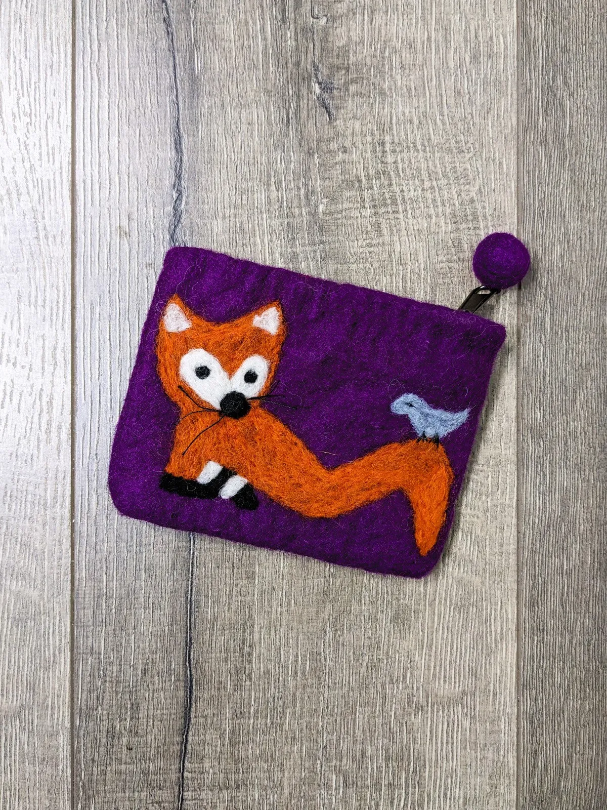 Felt Fox Purse