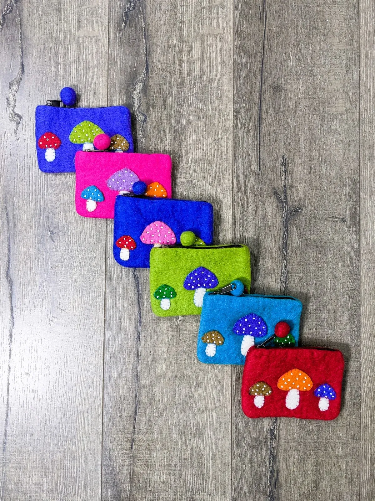 Felt Toad Stool Purse