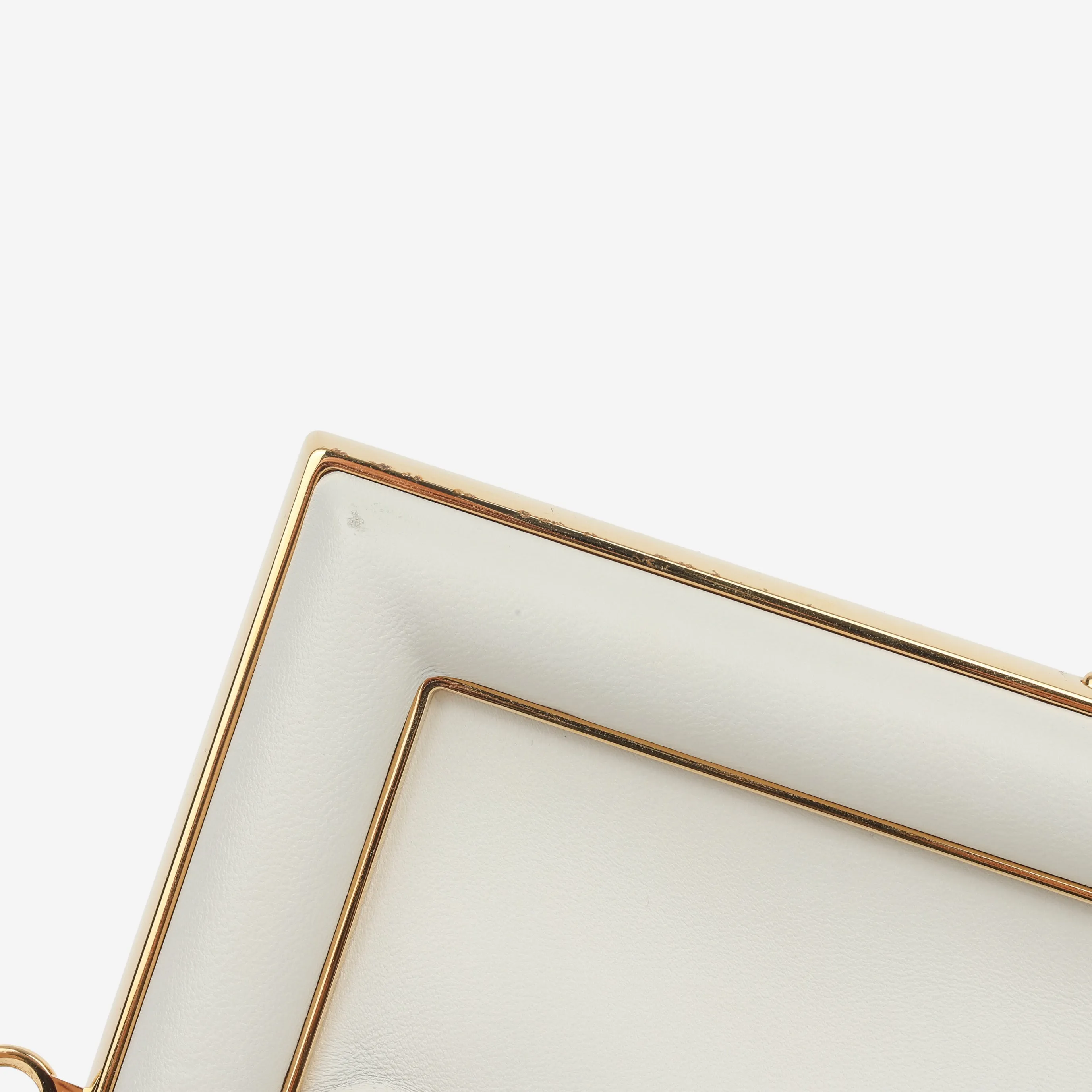 Fendi Medium First Clutch - White