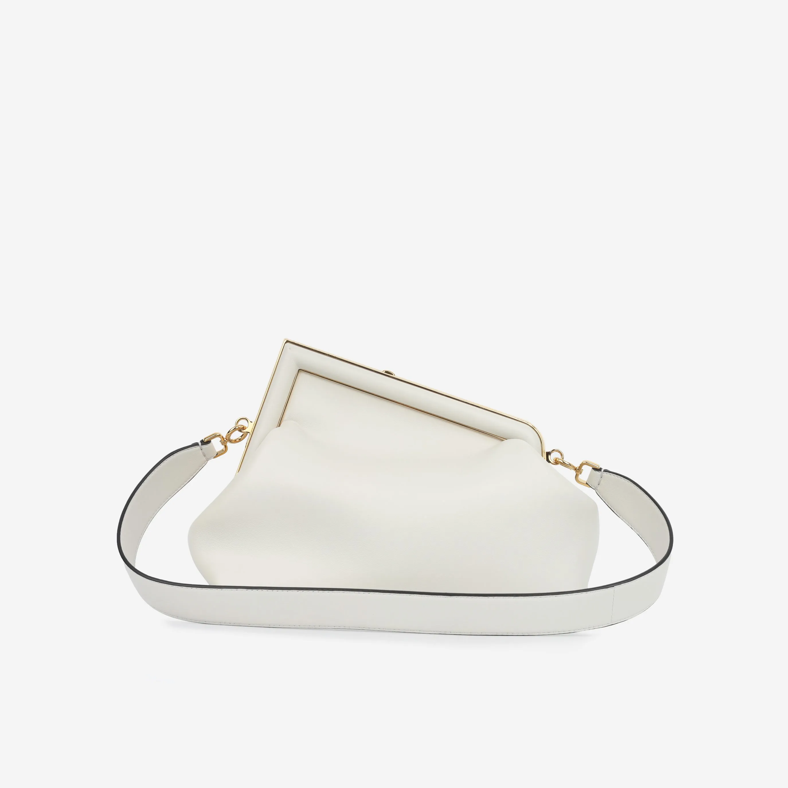 Fendi Medium First Clutch - White