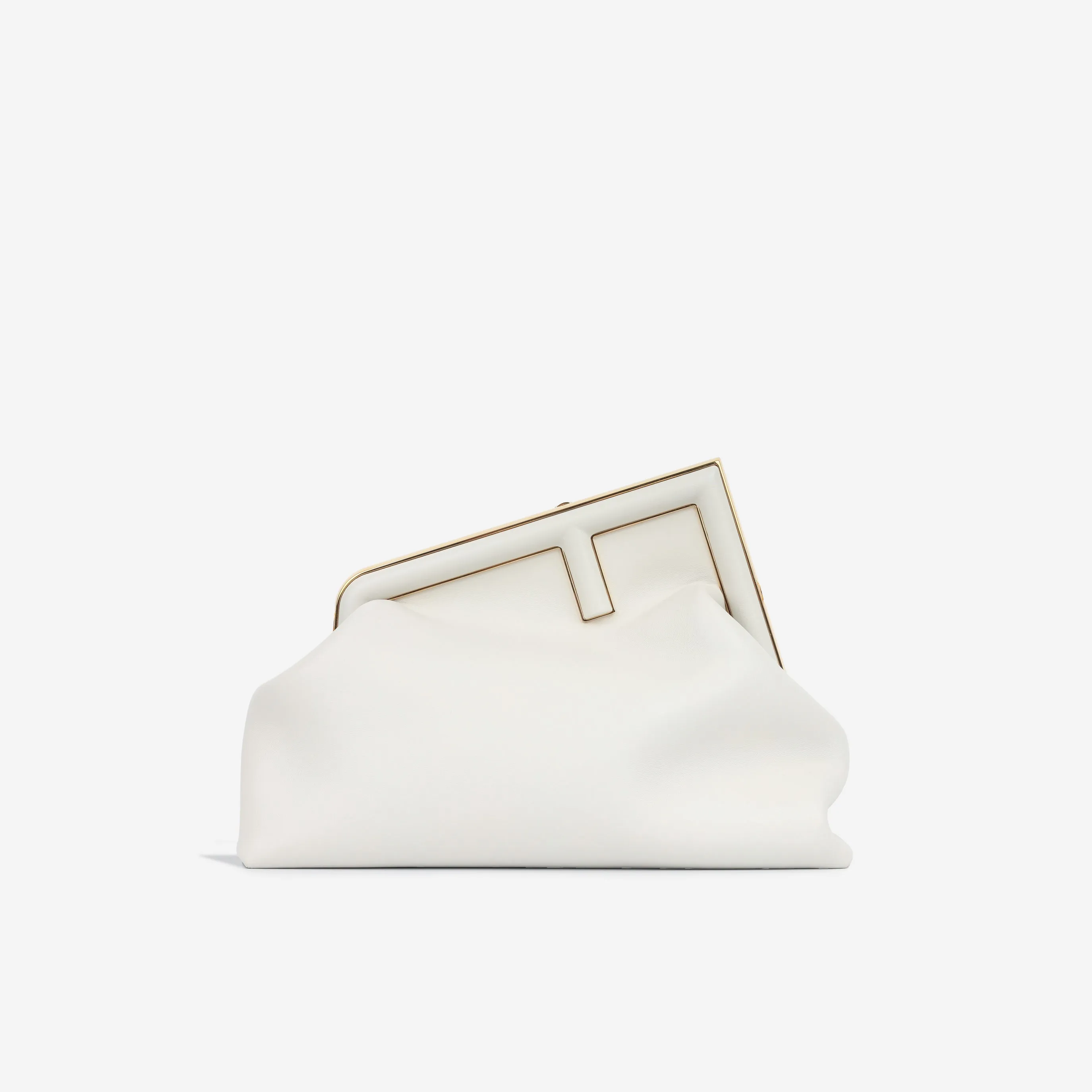 Fendi Medium First Clutch - White