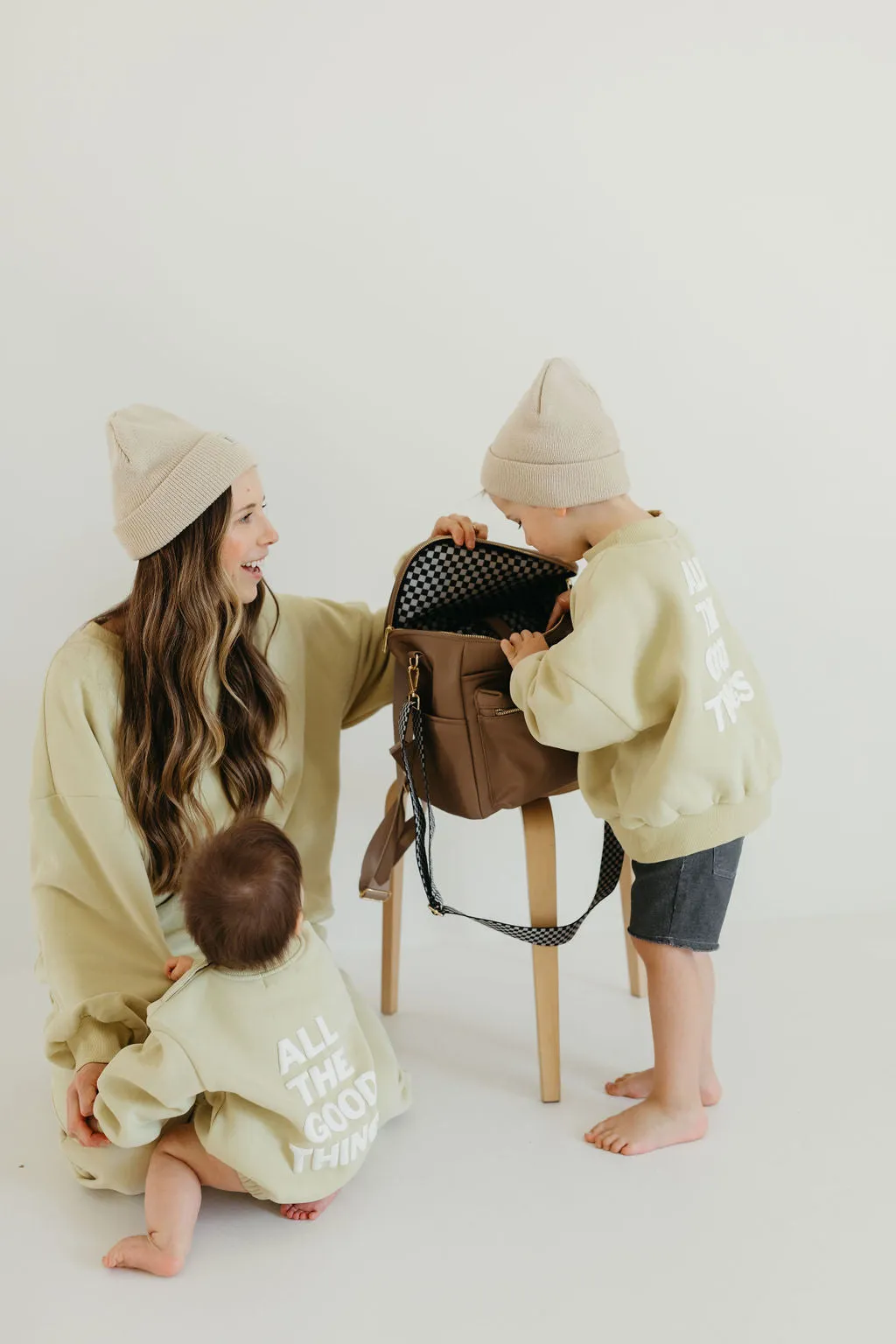 ff Diaper Bag | Taupe