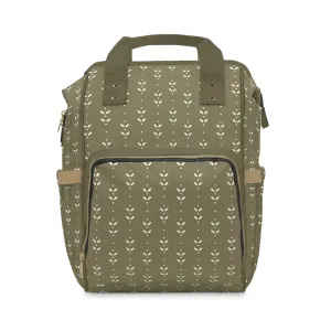 Fleur Stripe-The Ultimate Diaper Backpack