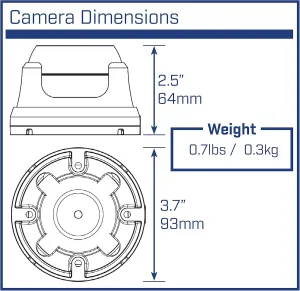 FLIR Digimerge ME363 Outdoor 4-in-1 Security Dome Camera, 4MP Quad HD Fixed MPX, 3.6mm, 80ft Night Vision, Works with HD-CVI/HD-TVI/AHD/Lorex, Flir MPX DVR, White (Camera Only)