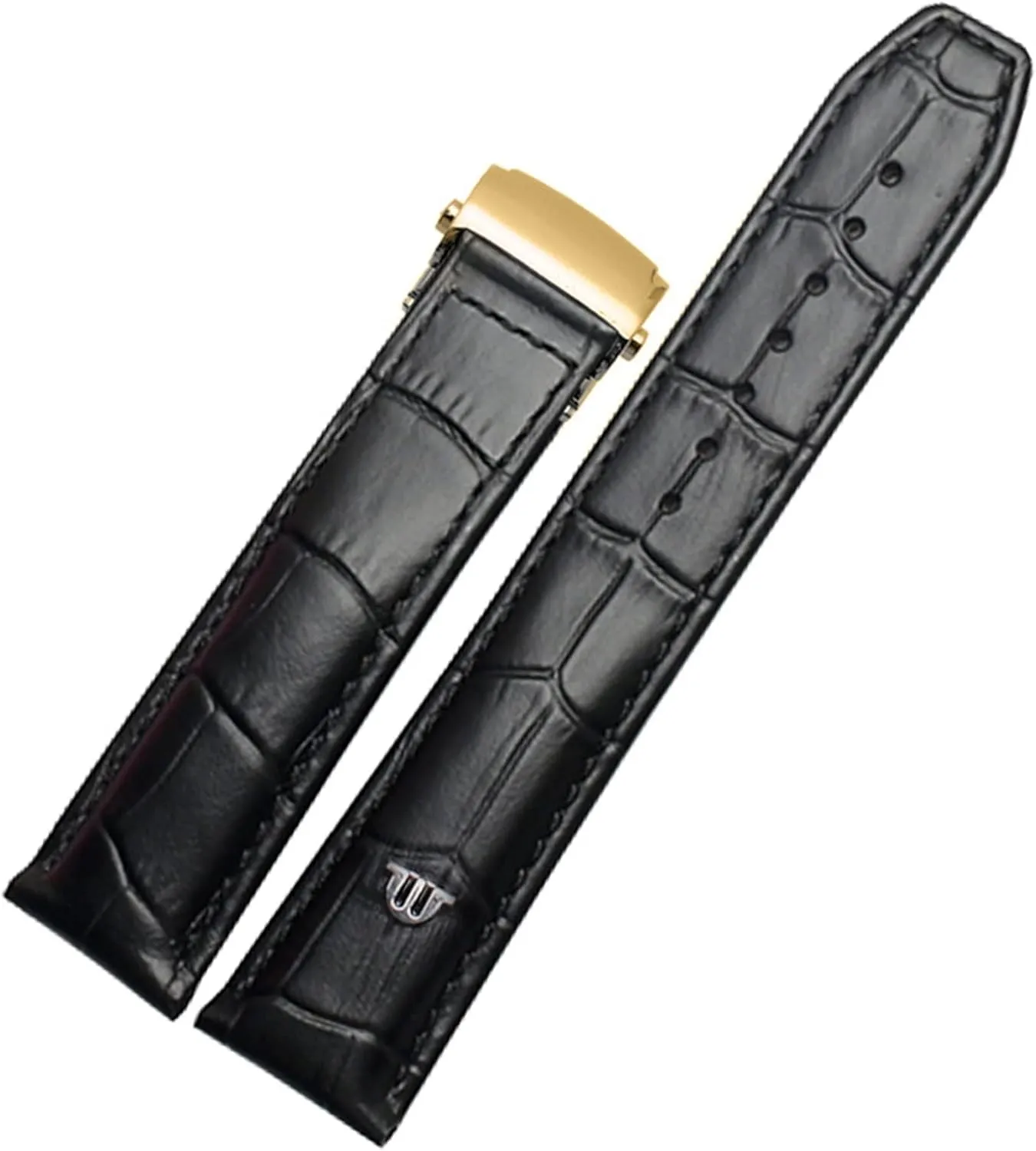 For MAURICE LACROIX Watchbands Genuine Leather Watch Strap 20mm 22mm Folding Buckle Leisure Business Cow Leather Bracelet