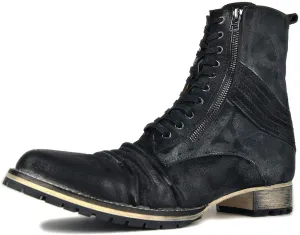 For Men Ankle Boots Mens Lace Up Low Heel Boots Office Business Club Show For Party The First Layer Of Cowhide Pure Genuine Leather