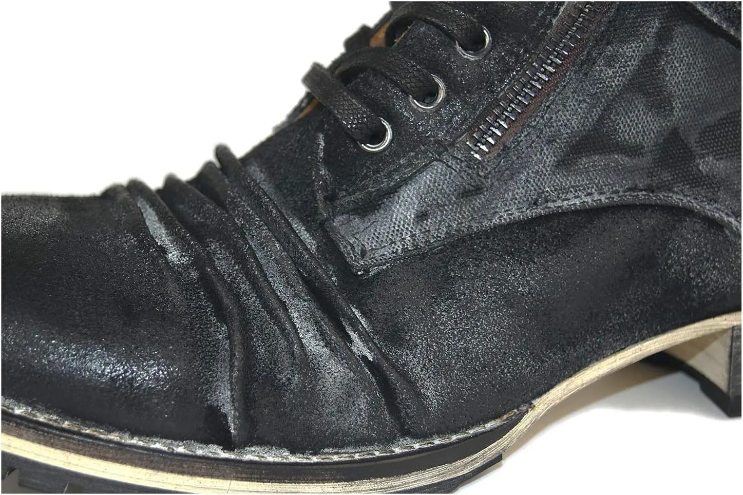 For Men Ankle Boots Mens Lace Up Low Heel Boots Office Business Club Show For Party The First Layer Of Cowhide Pure Genuine Leather