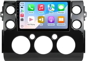 for Toyota FJ Cruiser 2007-2018 Car Radio | Wireless CarPlay Android Auto | Plug and Play | Steering Wheel Control | 5G Wi-Fi/Bluetooth 5.0 | GPS Navigation