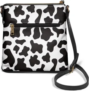 FOR U DESIGNS Leather Crossbody Bags for Women Shoulder Bags for Work Travel Sling Bag