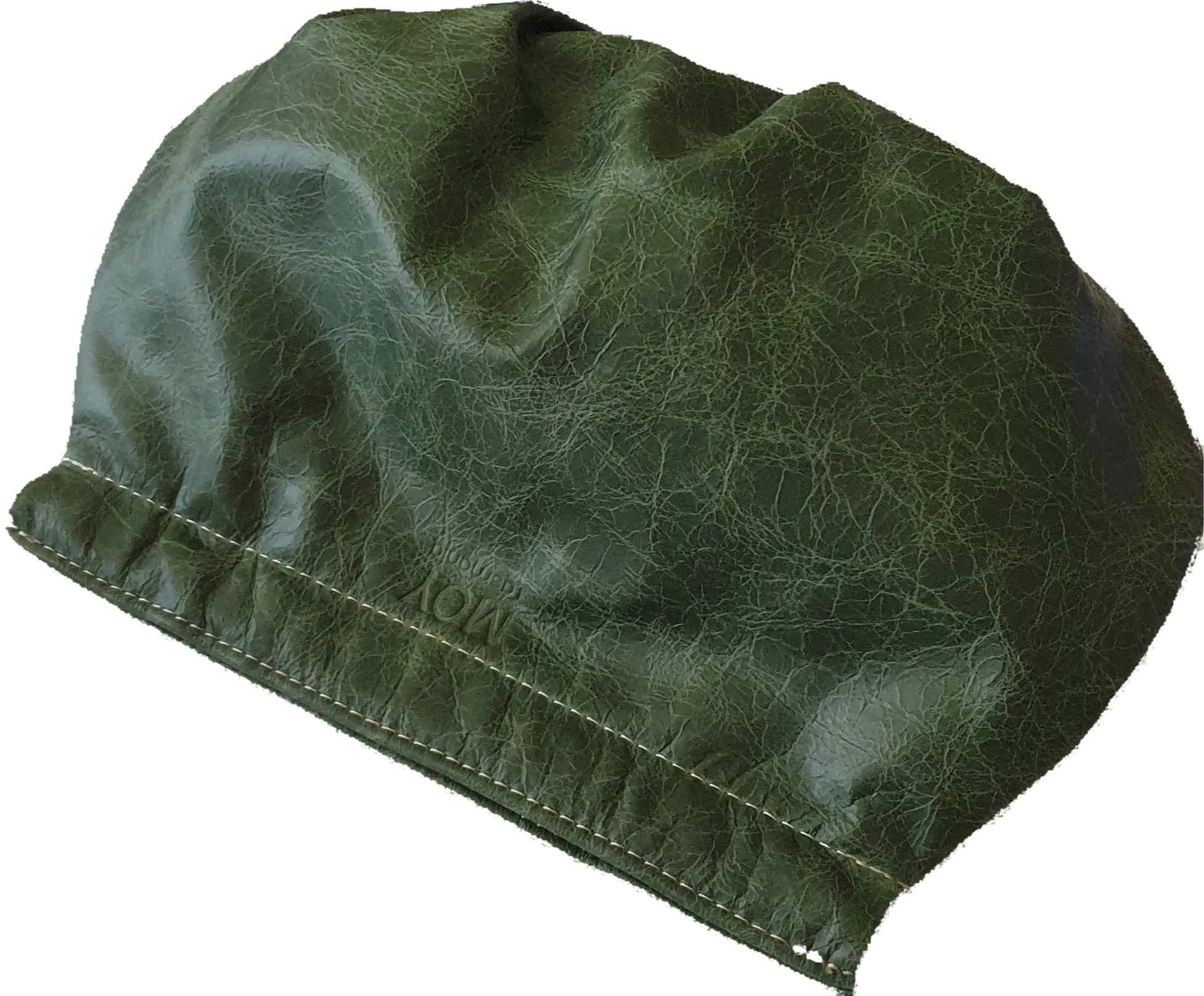 Forest Green Leather Pouch Clutch Moy Tasmania