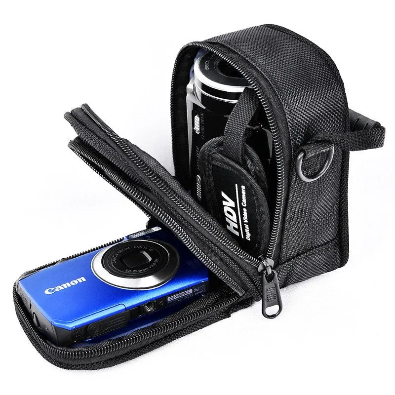fosoto WeatherProof Camera Case Bag For Canon HDV-Z20 DV Bag For Panasonic Lumix DC TZ200 TZ90 DMC TZ100 For SONY PJ670 PJ675