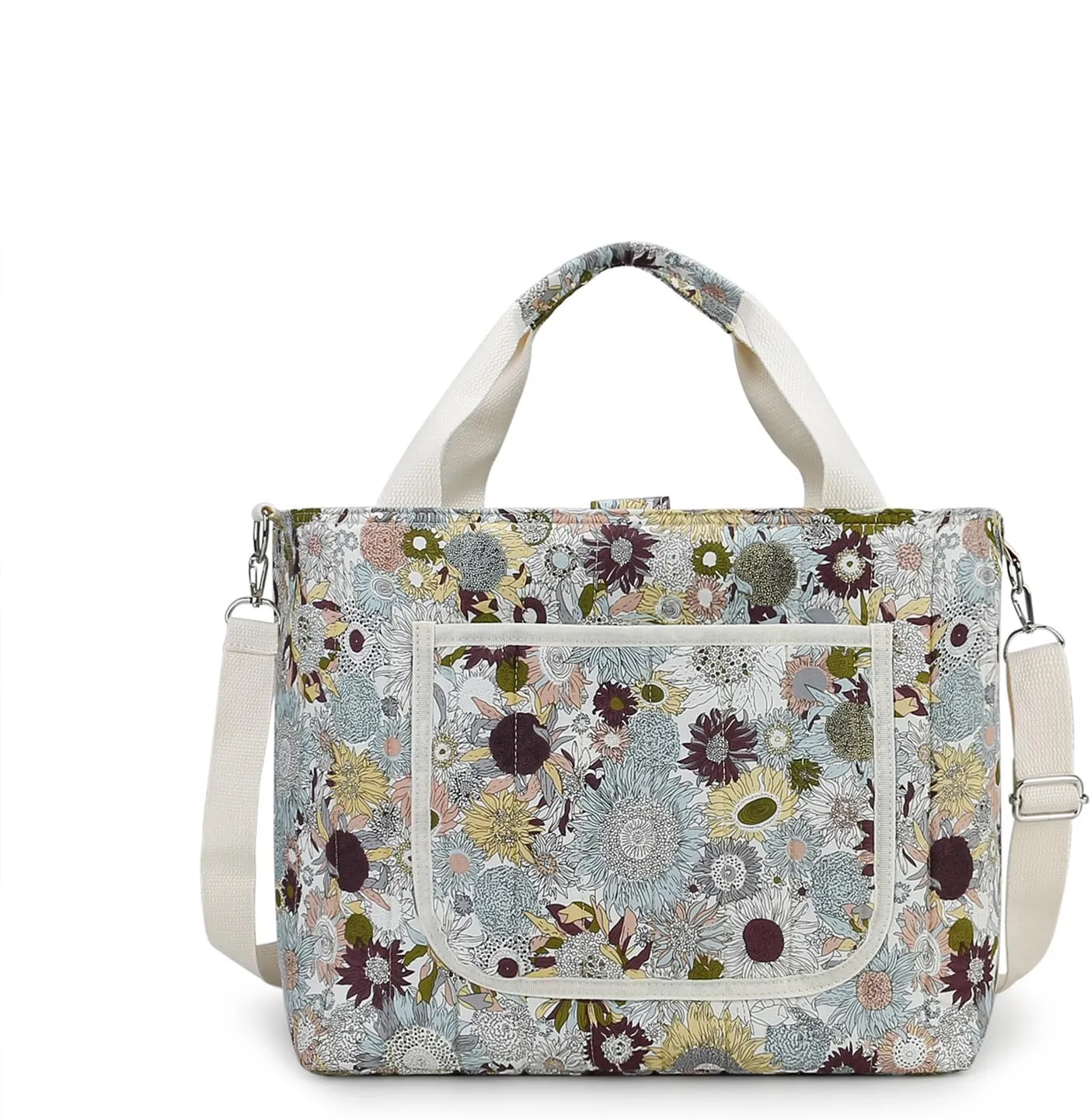 FOTN Diaper Bag Tote Small Diaper Bags for Mommy Multi-Function Pockets Women Purse and Handbag for Travel and Daily Use
