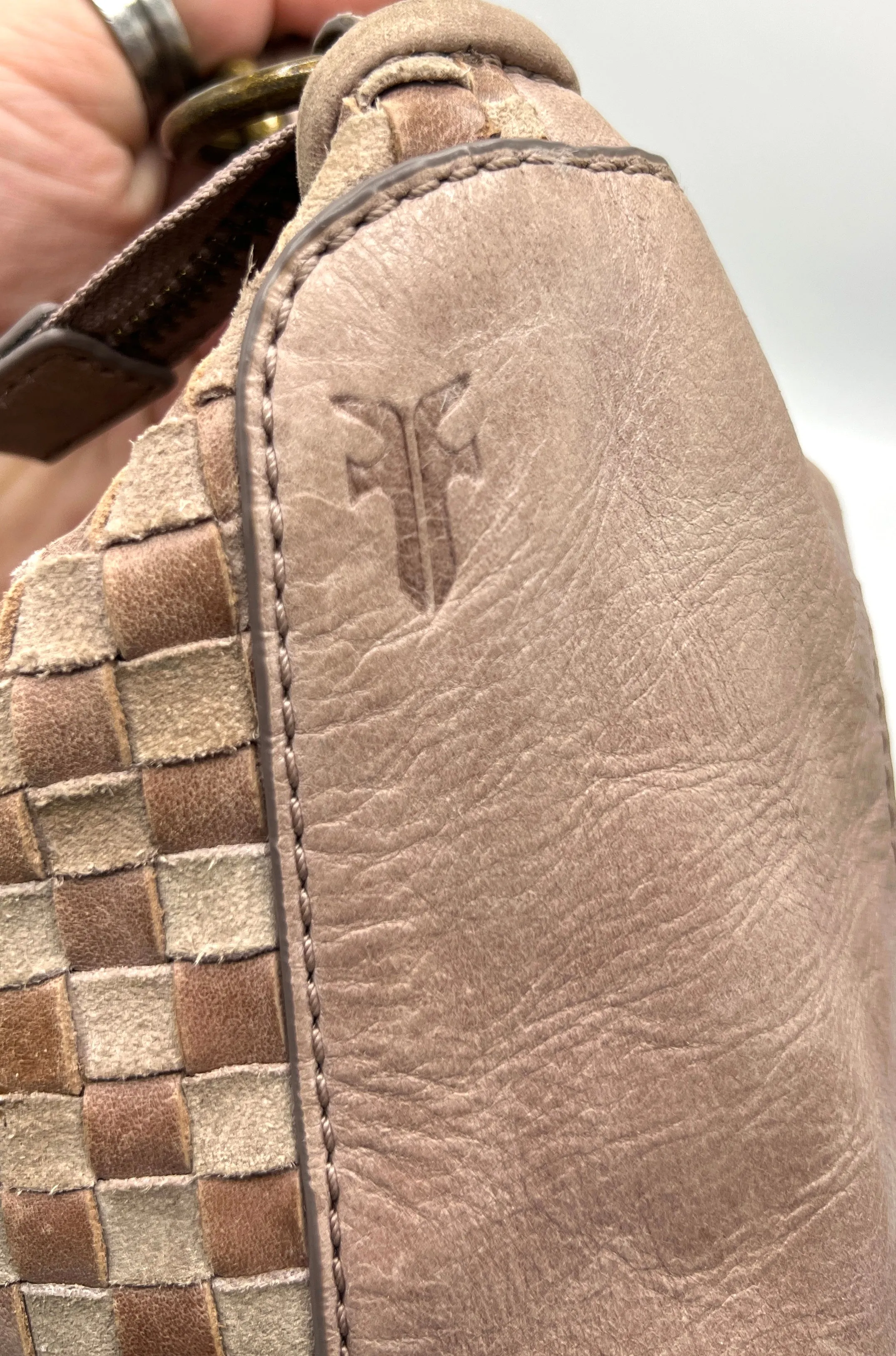 Frye Oriana Woven Hobo