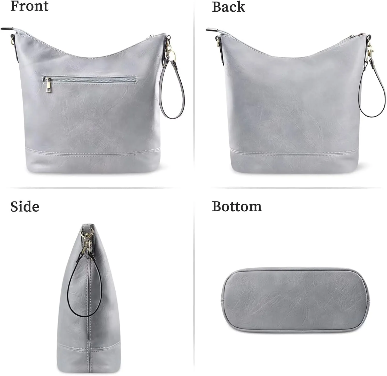 FUKUYIN Tote Handbag for Women Shoulder Crossbody Bag- Soft PU Leather Hobo Bag Womens Purses - Ladies Large Crossbody Purse