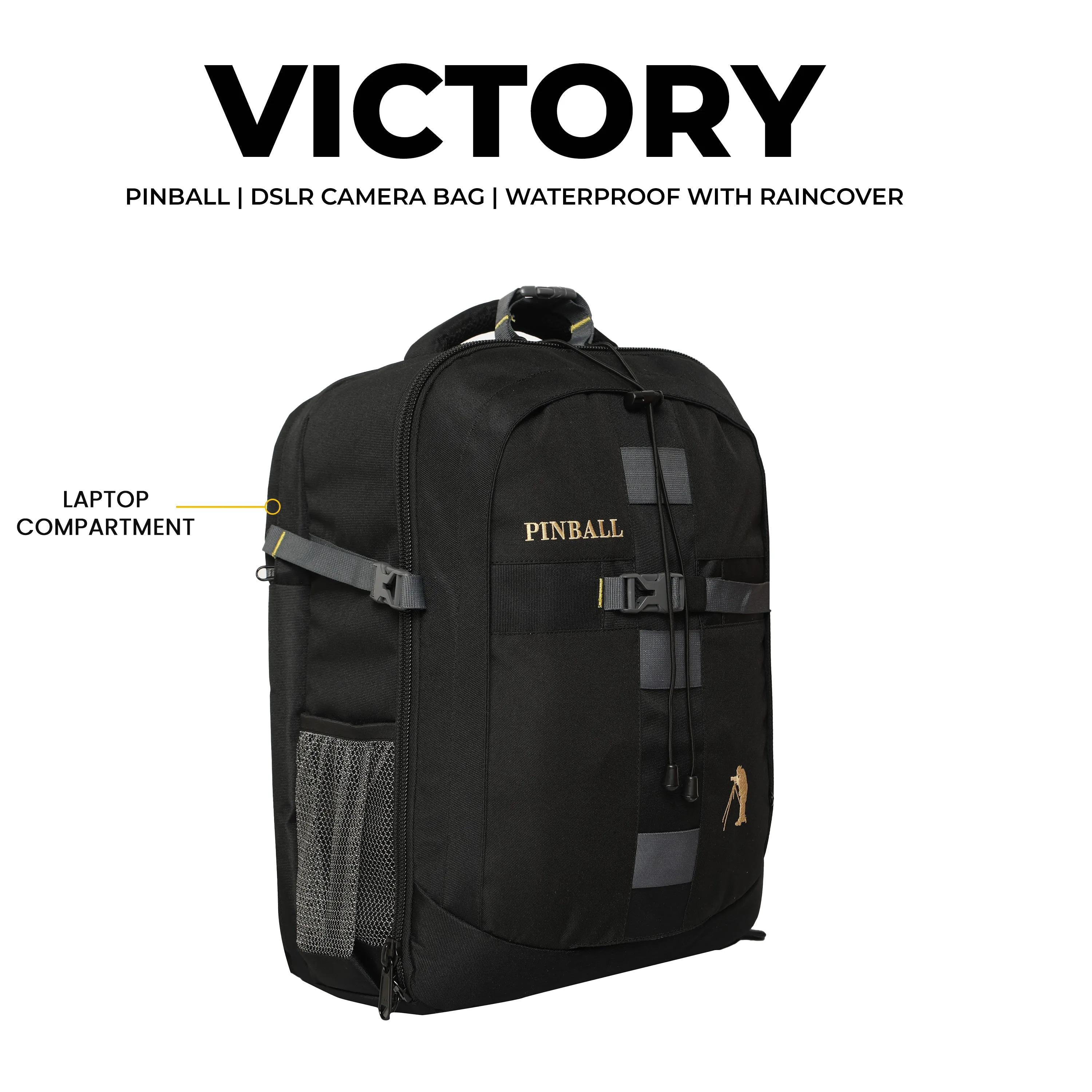 G11 VICTORY | PINBALL | DSLR CAMERA BAG | WATERPROOF WITH RAINCOVER