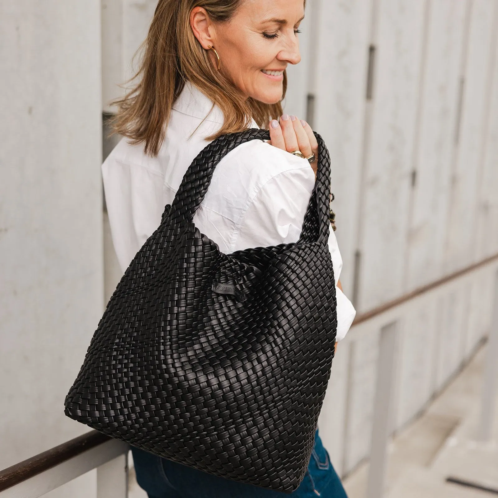 Gabby Woven Tote Bag