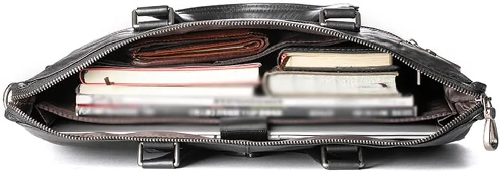 Genuine Leather Handbag Business Leisure Shoulder Bag Men's Bag Business Briefcase