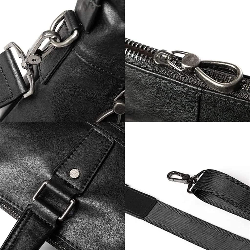 Genuine Leather Handbag Business Leisure Shoulder Bag Men's Bag Business Briefcase