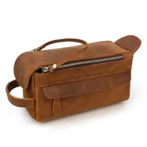 Genuine Leather Toiletry Bag
