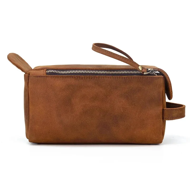 Genuine Leather Toiletry Bag