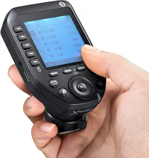 Godox XproII-C TTL Wireless Flash Trigger Transmitter,2.4G X System HSS 1/8000s, 11 Customizable 5 Group Button,Bluetooth Connection,Multi-Flash Trigger Compatible for Canon Cameras (XproII-C)