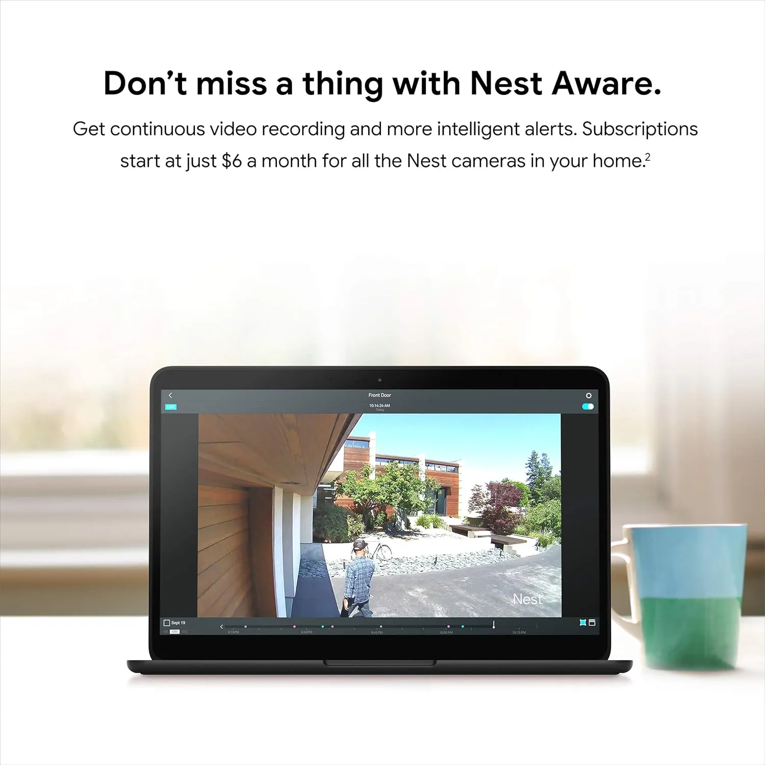 Google Nest Cam Outdoor - 1st Generation - Weatherproof Camera - Surveillance Camera with Night Vision - Control with Your Phone