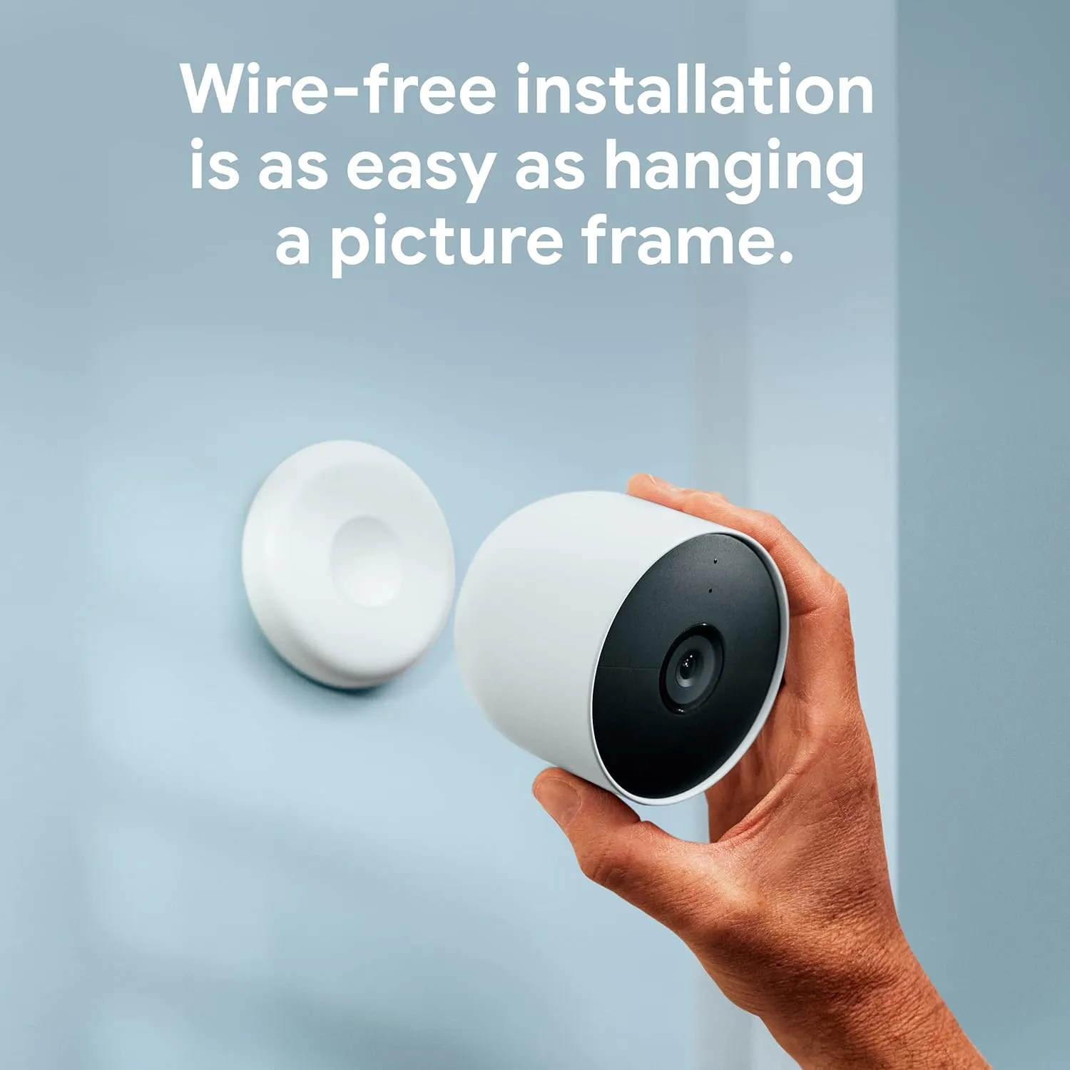 Google Nest Cam Outdoor or Indoor, Battery - 2nd Generation - 1 Pack