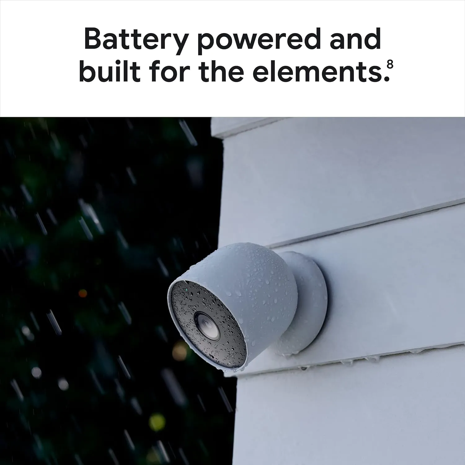 Google Nest Cam Outdoor or Indoor, Battery - 2nd Generation - 1 Pack