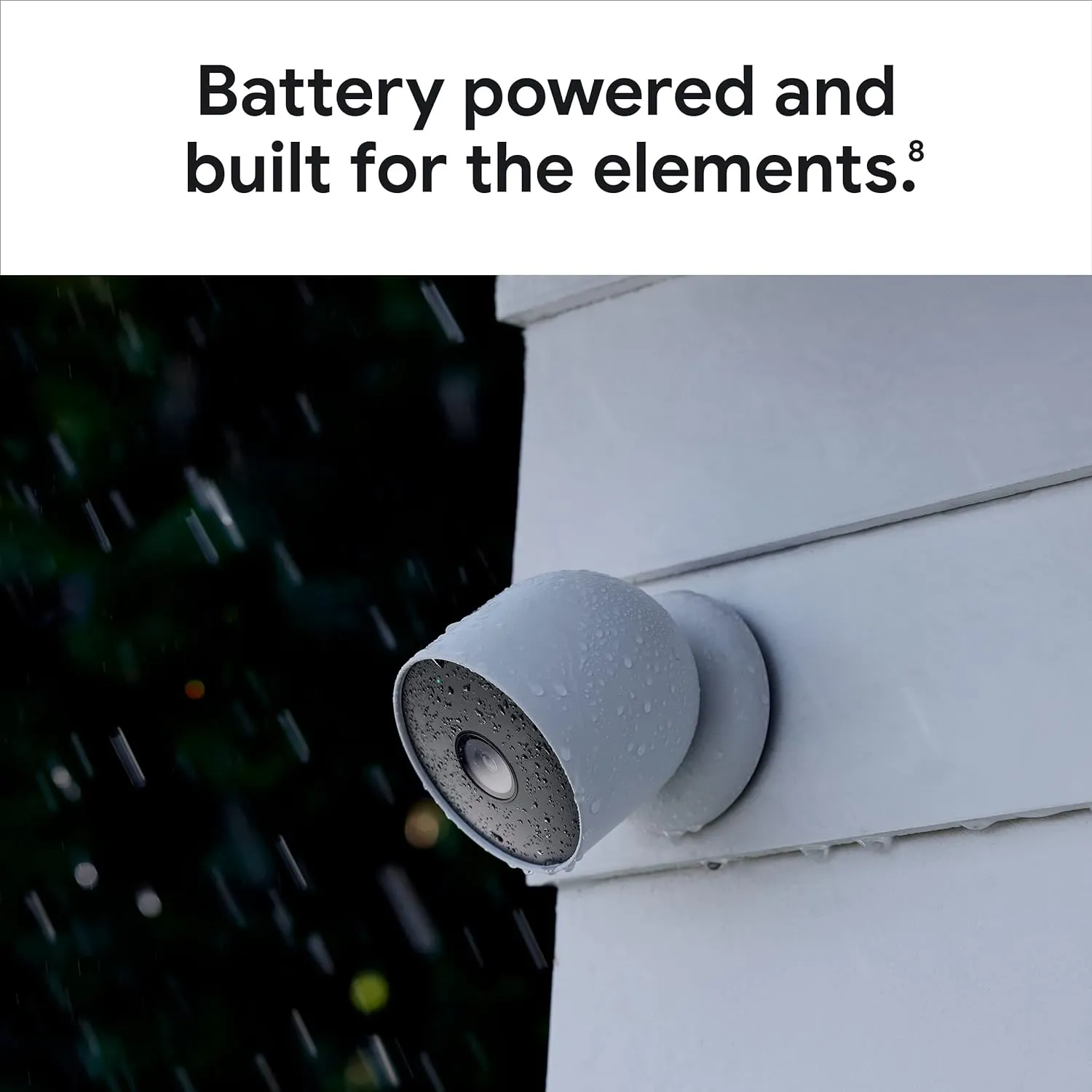 Google Nest Cam Outdoor or Indoor, Battery - 2nd Generation - 2 Count (Pack of 1)