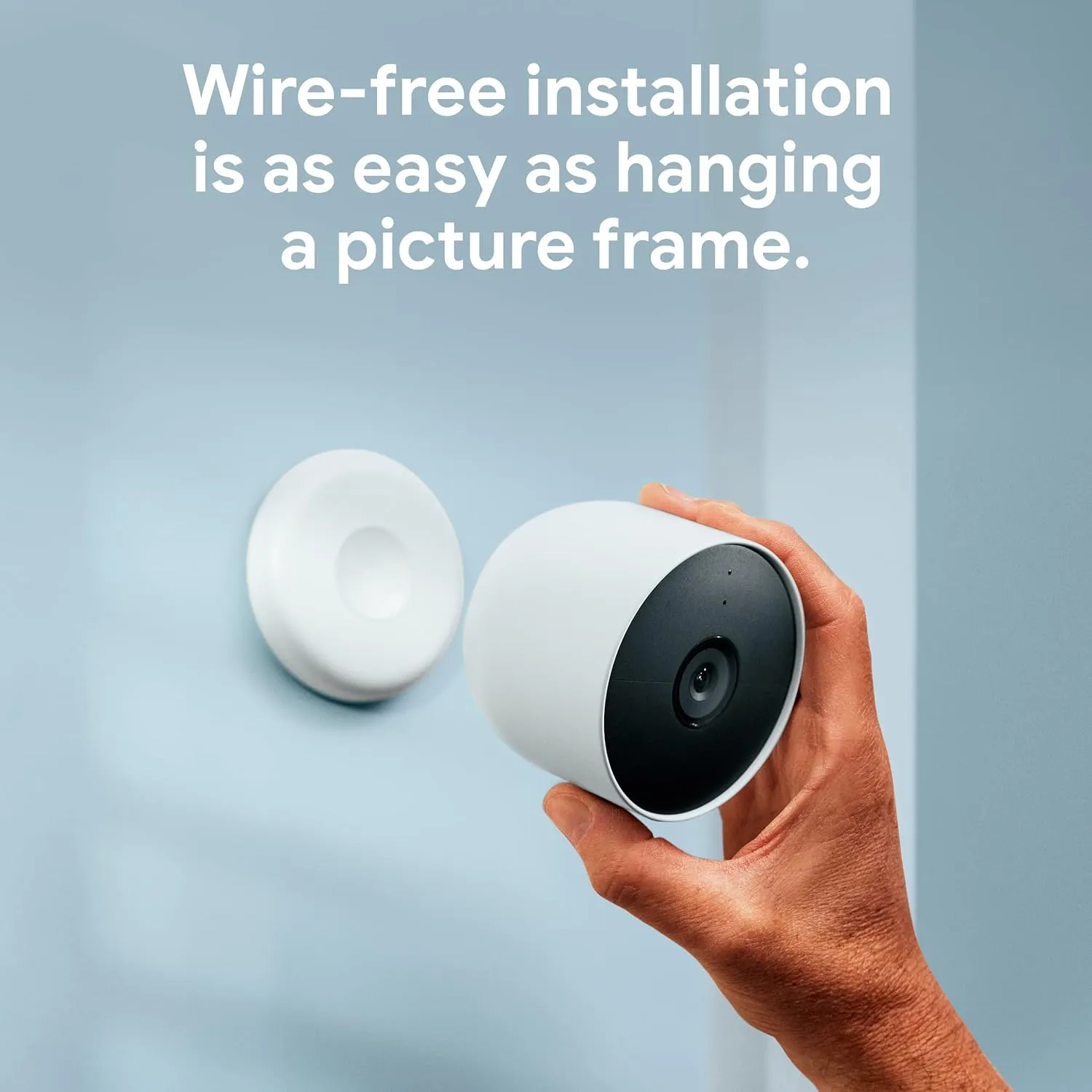 Google Nest Cam Outdoor or Indoor, Battery - 2nd Generation - 2 Count (Pack of 1)