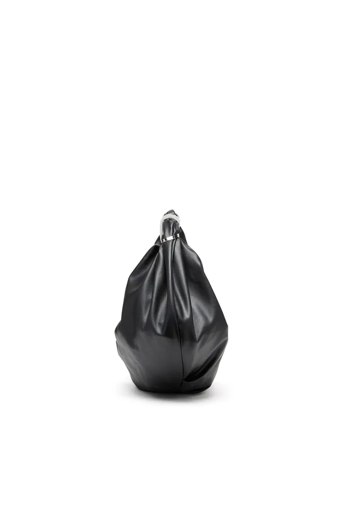 Grab-D M-Embellished hobo bag in stretch PU