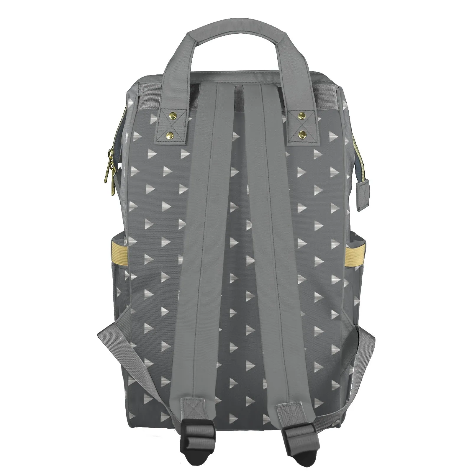 Grey Arrows Customizable Diaper Bag