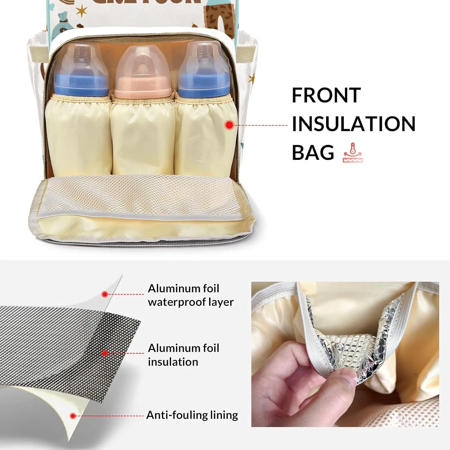 Hats Cowboy Western Personalized Large Capacity Diaper Bags,Custom Name Backpack Casual Daypack Bag Nappy Bag Gifts