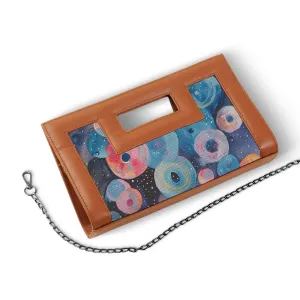 Havana City Sleek Clutch Galaxy Circles