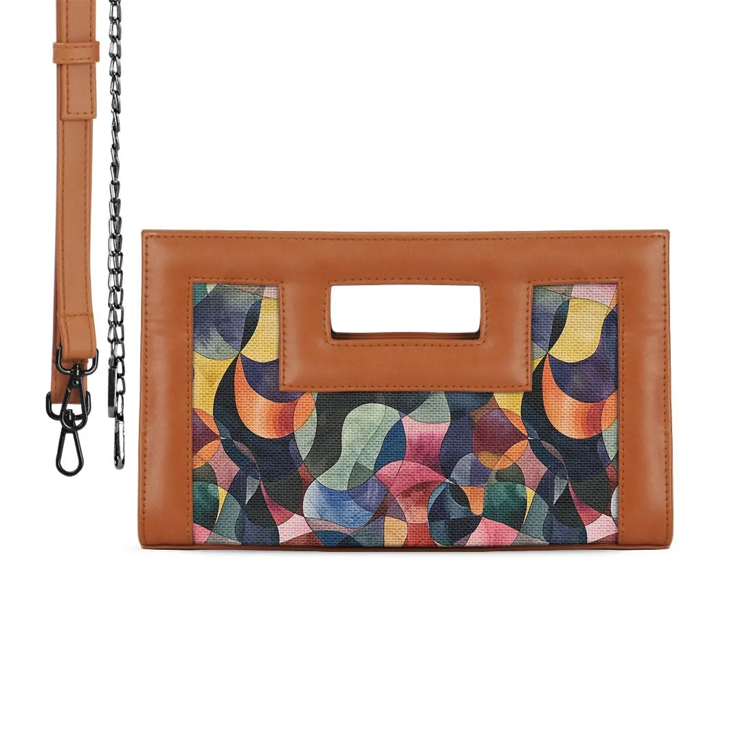Havana City Sleek Clutch Watercolor Wavy