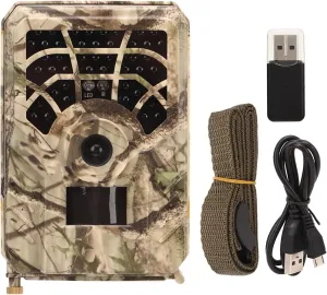 HD Infrared Outdoor Hunting Camera - Field Detection, Monitoring, and Trail Camera with Night for Wildlife Surveillance