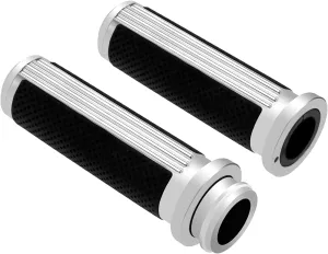HDBUBALUS 1" Electronic Throttle Defiance Handlebar Grips 25mm Hand Grips Fit for Harley Touring Street Glide Road King Road Glide Electra Glide
