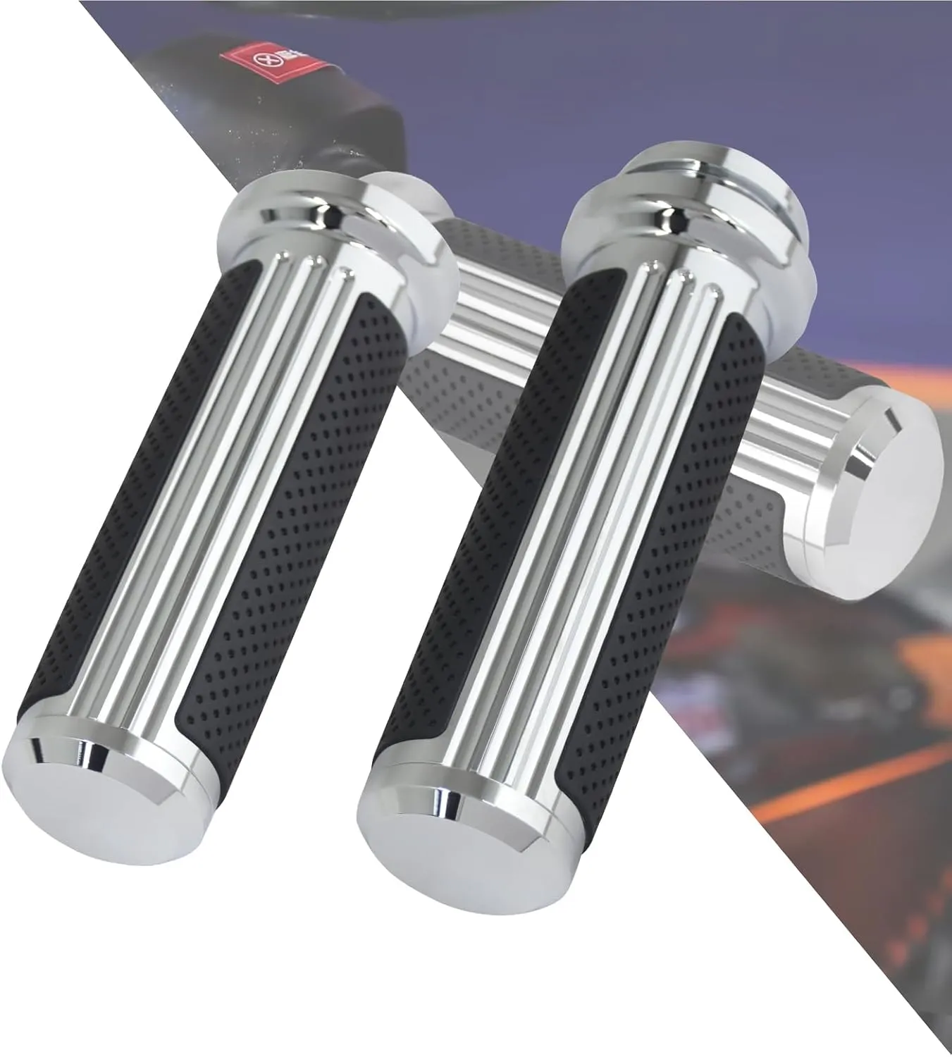 HDBUBALUS 1" Electronic Throttle Defiance Handlebar Grips 25mm Hand Grips Fit for Harley Touring Street Glide Road King Road Glide Electra Glide
