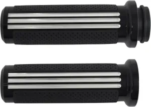 HDBUBALUS 1" Electronic Throttle Defiance Handlebar Grips 25mm Hand Grips Fit for Harley Touring Street Glide Road King Road Glide Electra Glide
