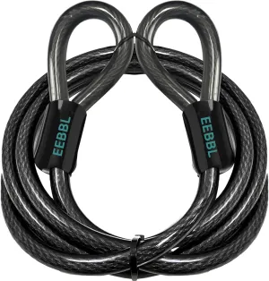 Heavy Duty Security Cable, Commercial Security Cable with Loops, Locking Cable for Trailers,Patio Outdoor Equipment,Pad-locks,U-locks, Key Lock,or Disc-locks To Secure High-Value Equipment Safe(30 FT)