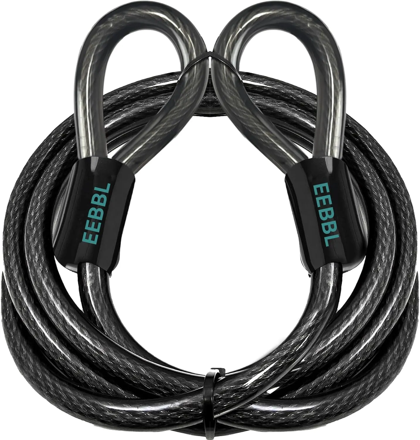 Heavy Duty Security Cable, Commercial Security Cable with Loops, Locking Cable for Trailers,Patio Outdoor Equipment,Pad-locks,U-locks, Key Lock,or Disc-locks To Secure High-Value Equipment Safe(30 FT)