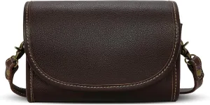 HESHE Leather Purses for Women Crossbody Bag Satchel Purse Designer Shoulder Handbag Travel Everyday Bag