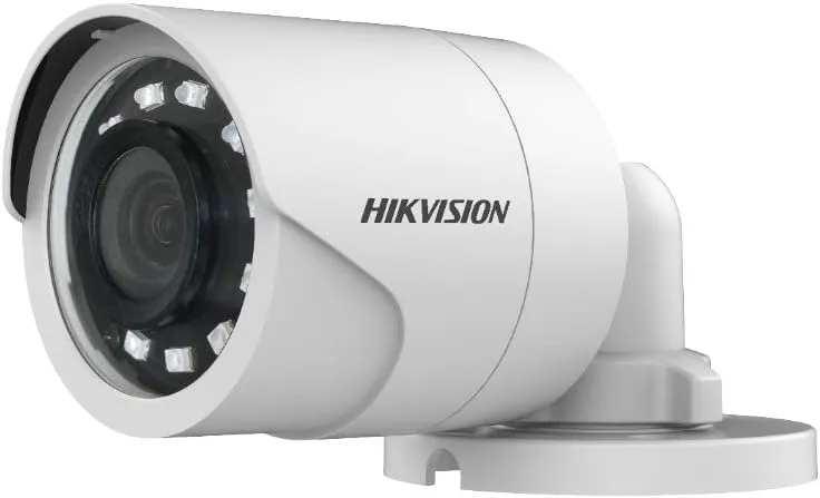 Hikvision 1080p/2MP Weatherproof IR 4-in-1 Turbo HD Analog Mini-Bullet Security Camera DS-2CE16D0T-IRPF 2.8mm (Plastic Housing)