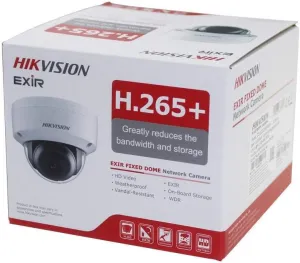 Hikvision, DS-2CD2143G0-I 4MP IR Fixed Dome Network Camera, 1/3" Progressive Scan CMOS, 2.8 mm
