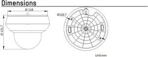 HIKVISION DS-2DE2A404IW-DE3 4MP 4X IR Outdoor Network PTZ Camera with 2.8mm to 12mm Motorized Varifocal Lens