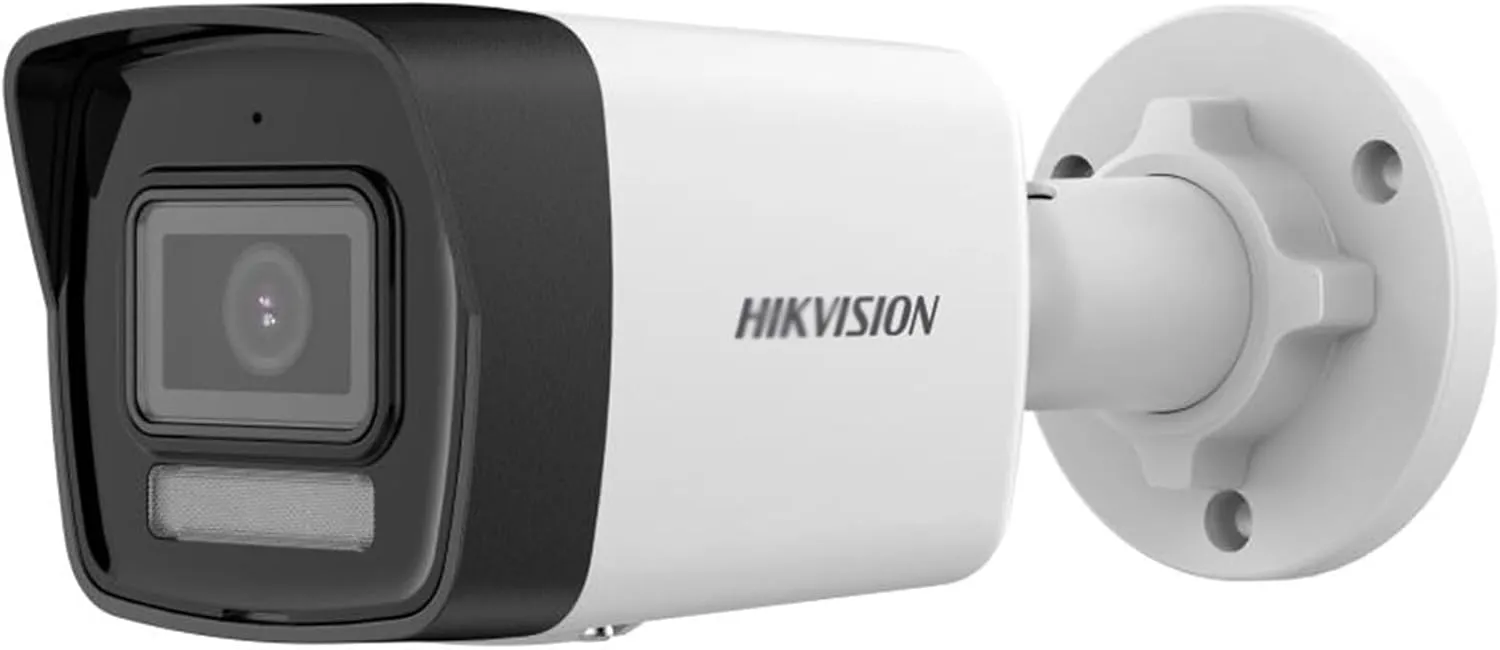 Hikvision IP Camera 8MP Compatible DS-2CD1083G2-LIUF Smart Hybrid Light Fixed Bullet Network, 2.8mm Lens, Built-in mic, Hik-Connect APP, PoE Security, International Version